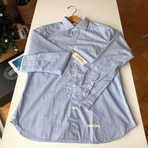 NWT Tintoria Mattei 954 Shirt Sz 41/16 Slim